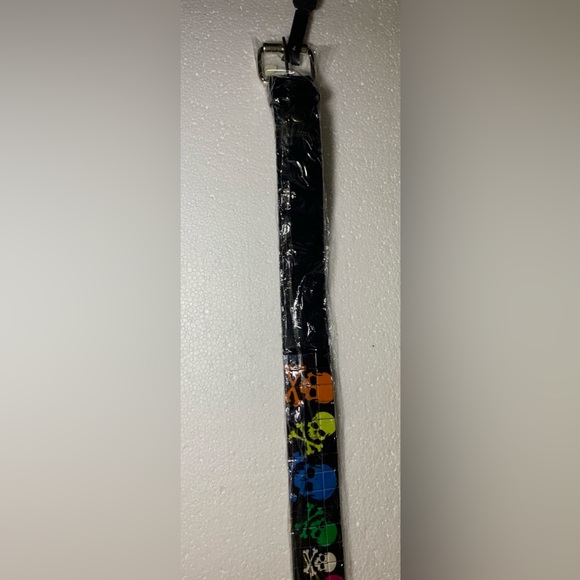 New Unisex skull ☠️ Emo rocker goth Pyramid Studded belt / festival gear - Picture 10 of 11